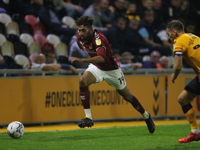 Did a great job of getting hold of the ball and dragging Cobblers up the pitch in the closing stages... 6.5