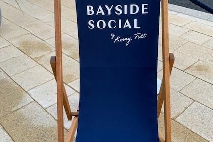 Comfy hammocks add extra seating to the outdoor area of Bayside Social in Worthing
