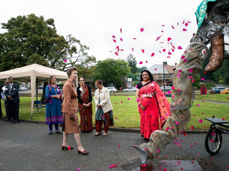 Her Royal Highness, Princess Anne's visit to the Indian Hindu Welfare Organisation in Weston Favell on Tuesday, September 14.