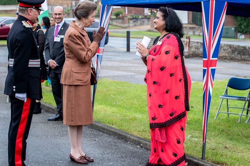Her Royal Highness, Princess Anne's visit to the Indian Hindu Welfare Organisation in Weston Favell on Tuesday, September 14.