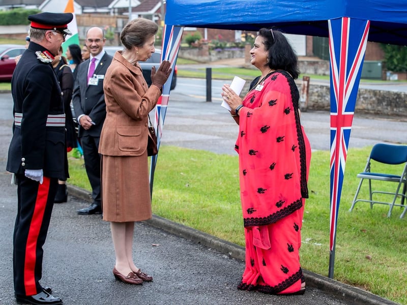 Her Royal Highness, Princess Anne's visit to the Indian Hindu Welfare Organisation in Weston Favell on Tuesday, September 14.