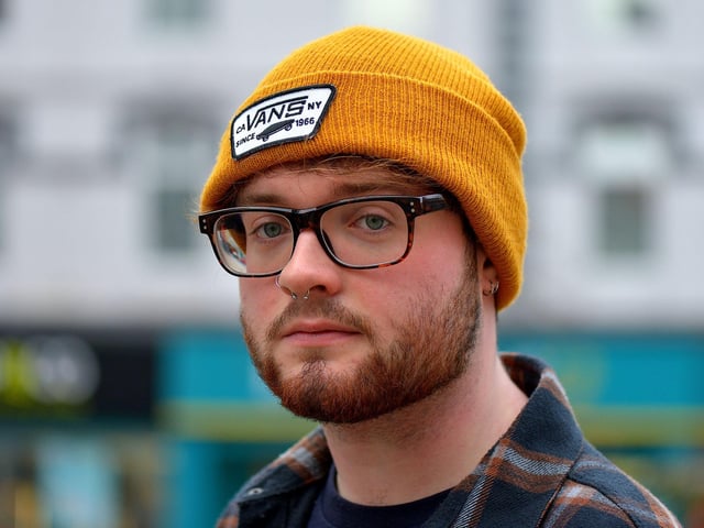 Jack Marshall said: "I am from further up North, from County Down. I have always known about Bloody Sunday. I’ve always been interested in Irish history.  I feel a lot of anger and guilt towards it. It is one of the most horrible things that has ever happened." DER2203GS – 031