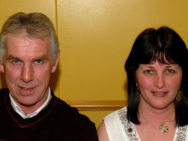 Attending the Ballyronan and District Vintage Vehicle Club annual dinner in 2007.