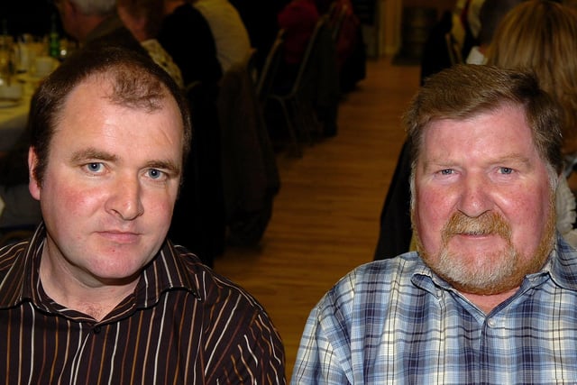 Among those who gathered for the Ballyronan and District Vintage Vehicle Club annual dinner in 2007.