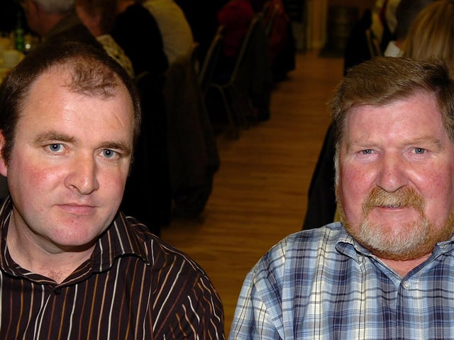 Among those who gathered for the Ballyronan and District Vintage Vehicle Club annual dinner in 2007.
