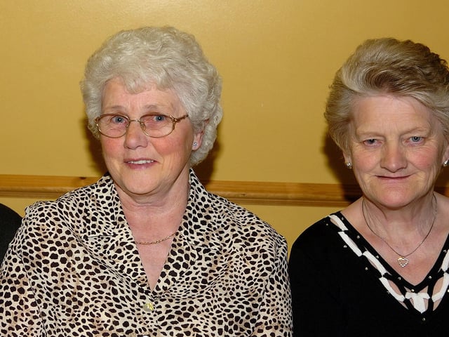 Enjoying the Ballyronan and District Vintage Vehicle Club annual dinner in 2007.