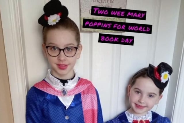 Two Mary Poppins ready for World Book Day