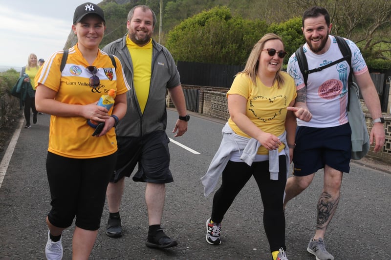 Pictured during the Run-Walk-Cycle in memory of Lisa McAlister which  took place Carnlough to Cushendall to raise funds for mental health awareness. Picture: Kevin McAuley/McAuley Multimedia