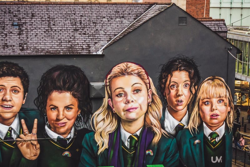 The iconic sitcom from Lisa McGee that covers life in 1990's Derry features plenty of filming locations across Northern Ireland. Including Derry's famous 400-year-old City Walls, murals and winding streets. The cast themselves now have a giant mural depicting them on Badger's Bar on Orchard Street, which has in itself became a popular spot for fans. The Belfast locations that make a feature include Smithfield Market, St Mary's University and Hunterhouse College.