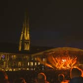 American rock band Pixies performing at The Piece Hall earlier this year.