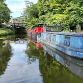 Oddy is a traditional house boat, for sale in Hebden Bridge