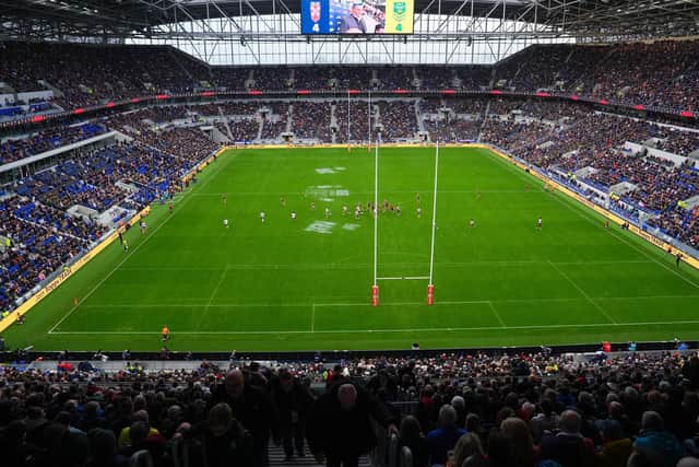 Huge Magic Weekend crowds are expected at Everton's Hill Dickinson Stadium, seen during last year's second Ashes Test. Picture by Olly Hassell/SWpix.com.