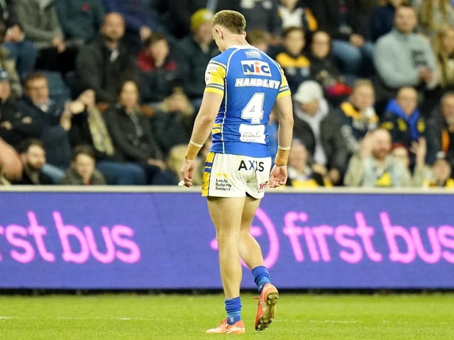11 Ash Handley, against Hull KR in April; 12 Kallum Watkins, Chris Hankinson and Jake Shorrocks joined Leeds, with Toby Warren, Riley Lumb and Ben Littlewood going the other way; 13: 2017, when they were second; 14: Catalans Dragons; 15: Warrington Wolves; 16: Mikolaj Oledzki, Kallum Watkins and Harry Newman; 17: James McDonnell; 18 Nathan Collins, of Rhinos’ wheelchair side; 19: Barry Eaton.