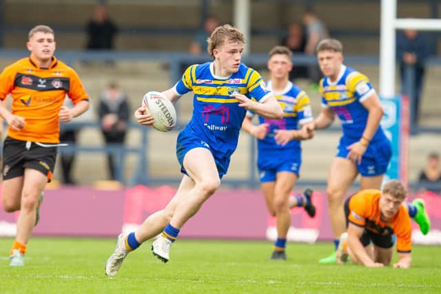 Ned McCormack's brother Fergus, pictured, is also in Rhinos' squad to face Bulls. Picture by Craig Hawkhead/Leeds Rhinos.