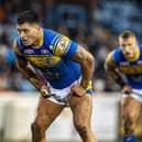Zane Tetevano in action for Leeds Rhinos in 2022.  Picture by Tony Johnson.