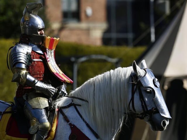 Jousters prepare for The Royal Armouries International Jousting Competition