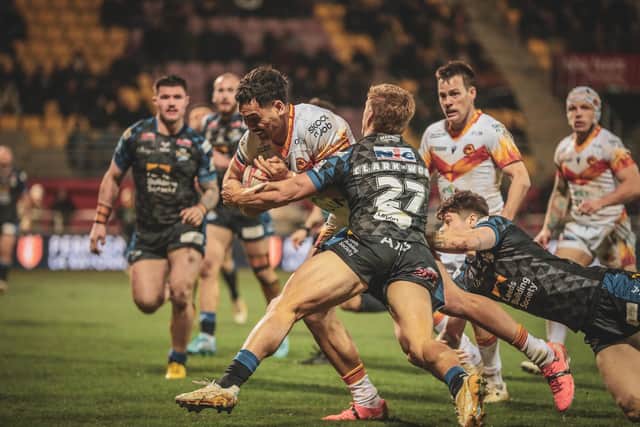 Stade Gilbert Brutus has not been a happy hunting ground for Leeds. (Photo: Rémi Vignaud/Catalans Dragons/SWpix.com)