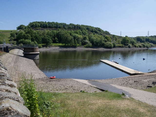 How Doe Park Reservoir looked in May this year. Photograph by Tony Johnson.
