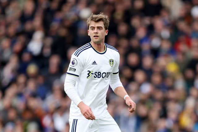 CONFIDENCE: From Whites no 9 Patrick Bamford. Photo by George Wood/Getty Images.