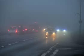 Fog was expected to descend on Leeds on October 25 as people in the city were told to expect a cloudy day. Photo: Tony Johnson.