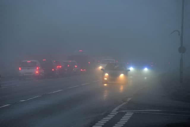 Fog was expected to descend on Leeds on October 25 as people in the city were told to expect a cloudy day. Photo: Tony Johnson.