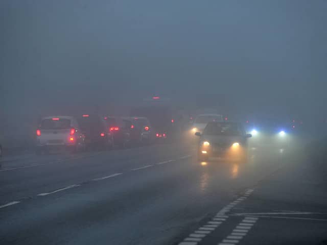 Fog was expected to descend on Leeds on October 25 as people in the city were told to expect a cloudy day. Photo: Tony Johnson.