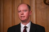 England's Chief Medical Officer Professor Chris Whitty was involved in the decision to reduce the Covid alert level from five to four. (Pic: Getty Images)