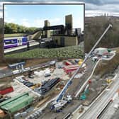 Over two weekends engineers working on the TransPennine Route Upgrade will renew drainage around the station. Picture: Network Rail/TPE