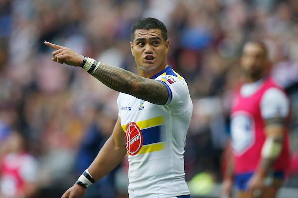 The early-season pace-setters are down to fifth in the table and in danger of dropping out of the play-offs if results don't pick up. They are joint-fourth favouites to win the Grand Final, at 8/1.
(Picture shows Warrington's Peter Mata’utia.)