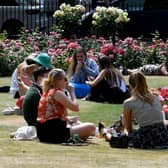 Park Square is a well known spot and became a sunbathing location of choice during last July's record-breaking heatwave.