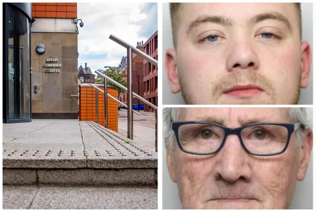 Corey Stevens and David Shanks were among those sentenced at Leeds Crown Court this week. Pictures: WYP/NW