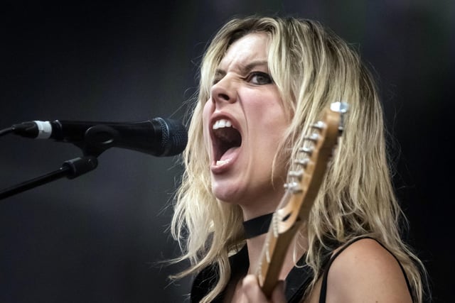 Ellie Rowsell performs with her band Wolf Alice.
