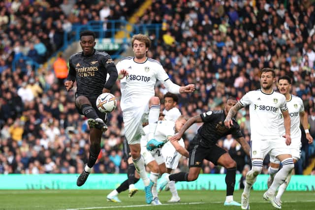 OLD DEBATE - The Patrick Bamford versus Eddie Nketiah debate dominated Marcelo Bielsa's press conferences for weeks and months but Daniel Farke has a number of razor-thin calls to make after the summer transfer window. Pic: Getty