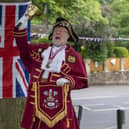 Morley Town Crier, Steven Holt, is an old hand at entertaining audiences after 49 years treading the boards in amateur theatre. Picture: Tony Johnson
