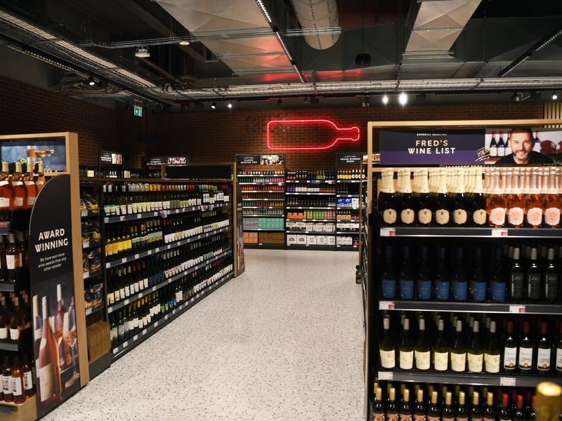 Also featuring a dedicated wine section, the food hall will feature the option to scan and pay entirely on the app.
