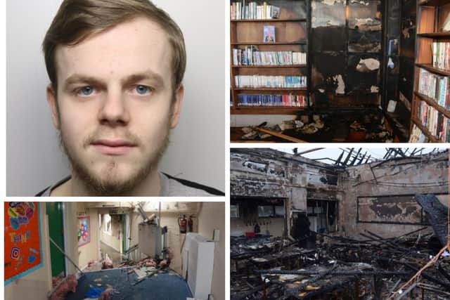 Aaron Foster was given a life sentence for the fire at Ash Green Primary School earlier this year
