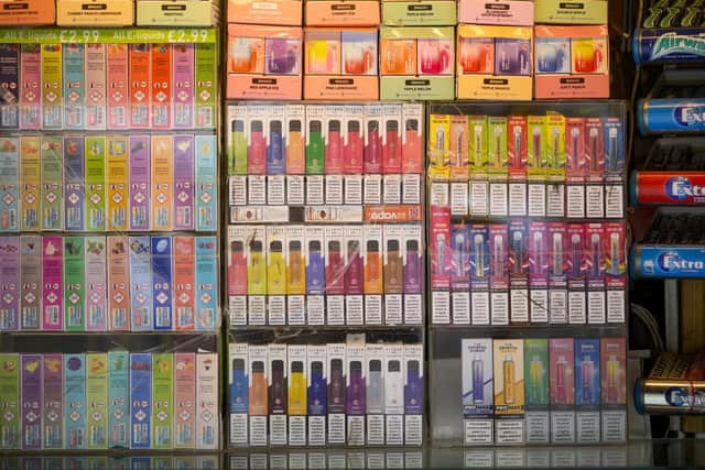 A Leeds vape shop boss has been fined £2k after a 14-year-old boy was sold a disposable vape (Stock image: Christopher Furlong/Getty Images)