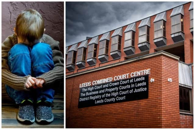 The boys faced Thompson in court as he was sentenced at Leeds Crown Court. (pics by National World)