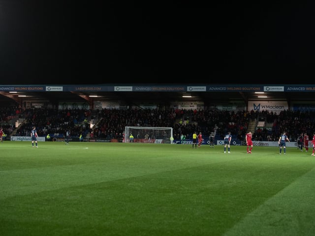 The Staggies have an average gate of 3,654. Their highest was for their first meeting with Rangers which attracted 6,450.
