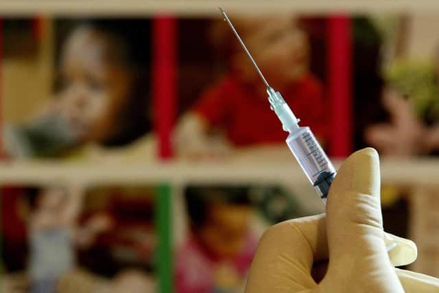 Vaccination is crucial in protecting against the disease, the UKHSA said (File photo by PA Wire)