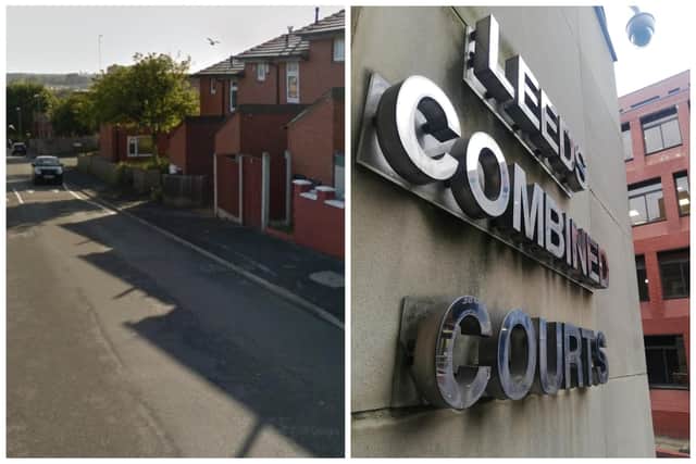 Mason Clark appeared at Leeds Crown Court for the incident on Greenmount Street in Beeston.