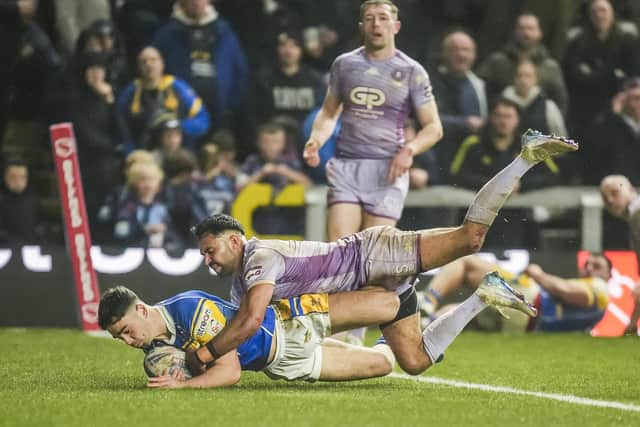 Jack Sinfield is unavailable for Leeds Rhinos this week because of injury. Picture by Danny Lawson/PA Wire.