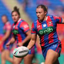 Georgia Roche in action for Newcastle Knights against Wests Tigers last month. Picture by Scott Gardiner/Getty Images.