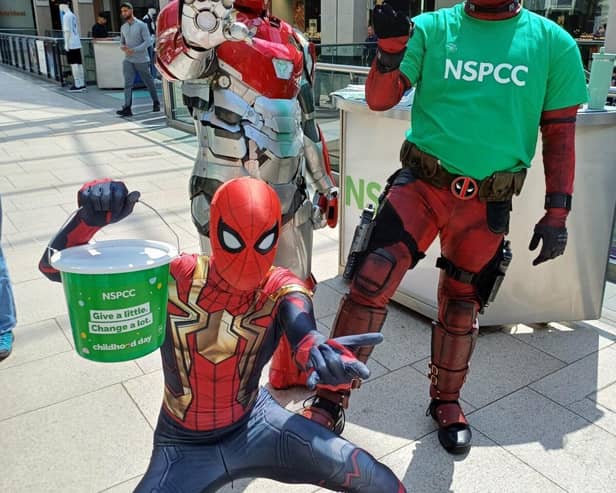 The Cosmaniacs at Leeds Trinity supporting the NSPCC's Childhood Day