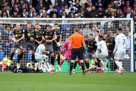 VERDICT: On Sunday's Championship play-off final between Leeds United and Southampton, above, from Whites no 9 Patrick Bamford. Photo by Ed Sykes/Getty Images.