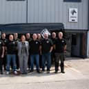 The Zebra Print Group team, led by managing director, Samantha Overton (centre)