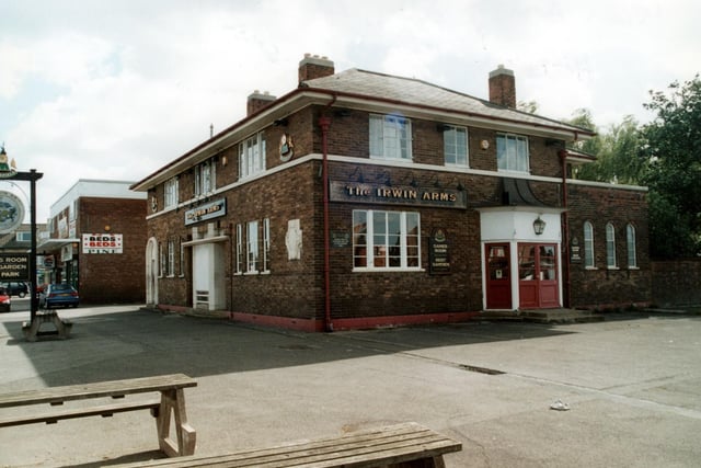 This Halton boozer is pictured in October 1999 at the side of  a row of shops, including Pizza Hut beyond. It was demolished to make way for a supermarket.
