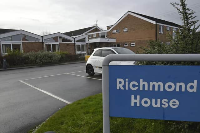 Richmond House care home, on Richmond Road, Farsley, Leeds.