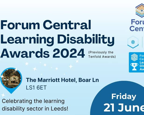 Forum Central Learning Disability Awards Invitation 2024