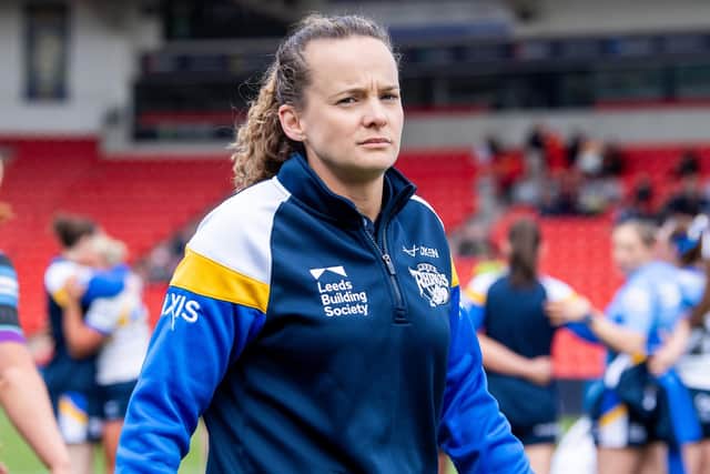 Leeds Rhinos women's coach Lois Forsell. Picture by Allan McKenzie/SWpix.com.